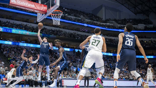 Rudy Gobert, Utah Jazz, Dwight Powell, Dallas Mavericks, Luka Doncic